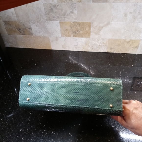 Kelly Style Genuine Snakeskin bag great look - Picture 7 of 15